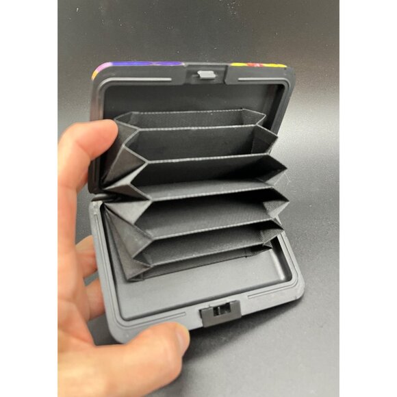 Laurel Burch Sea Goddess Armored Wallet Hard Shell Credit Card Holder 4" Wallet - Picture 3 of 6